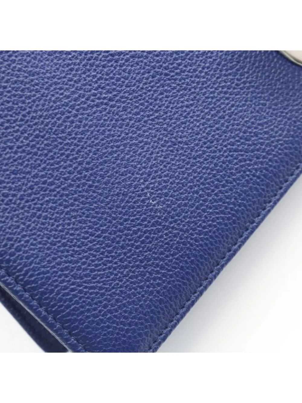 Dior Shoulder Bag Ama Blue Leather Diorama Chain